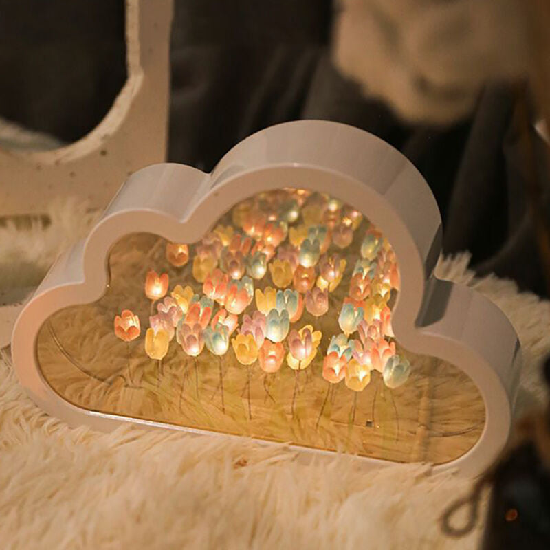 CloudTulip™ - Lámpara Espejo de Tulipanes Infinitos🌷