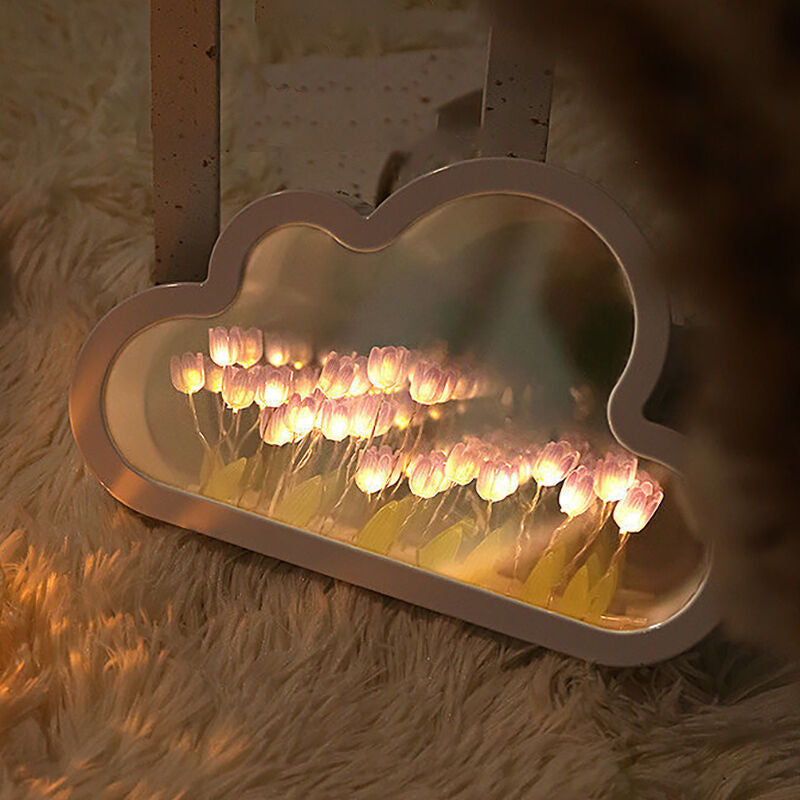 CloudTulip™ - Lámpara Espejo de Tulipanes Infinitos🌷