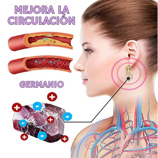 Aretes Magnéticos de Germanio para Mujer | Envío Gratis