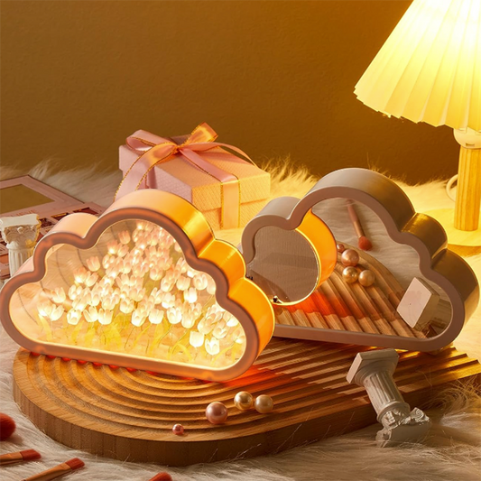 CloudTulip™ - Lámpara Espejo de Tulipanes Infinitos🌷