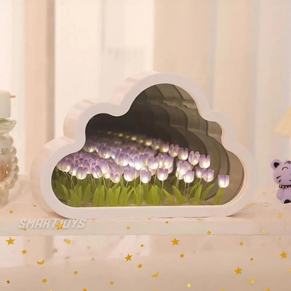 CloudTulip™ - Lámpara Espejo de Tulipanes Infinitos🌷
